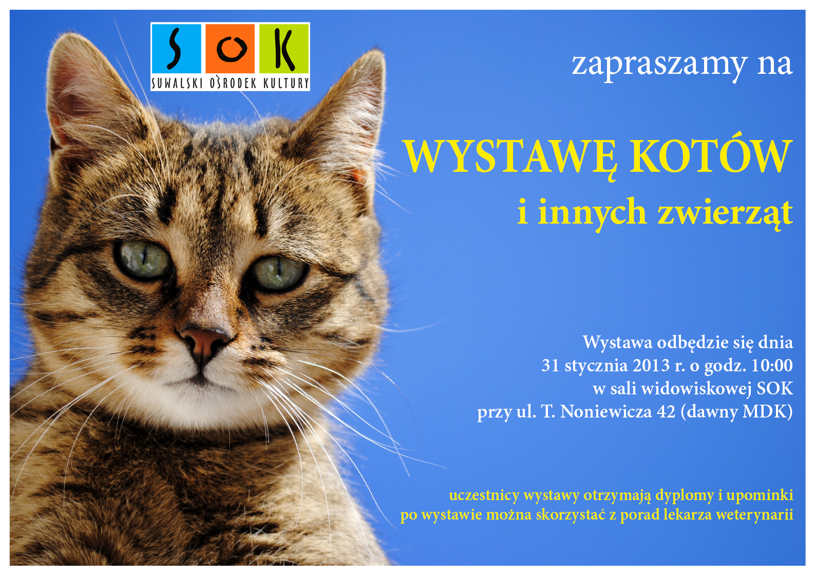 WYSTAWA KOTÓW I INNYCH ZWIERZĄT