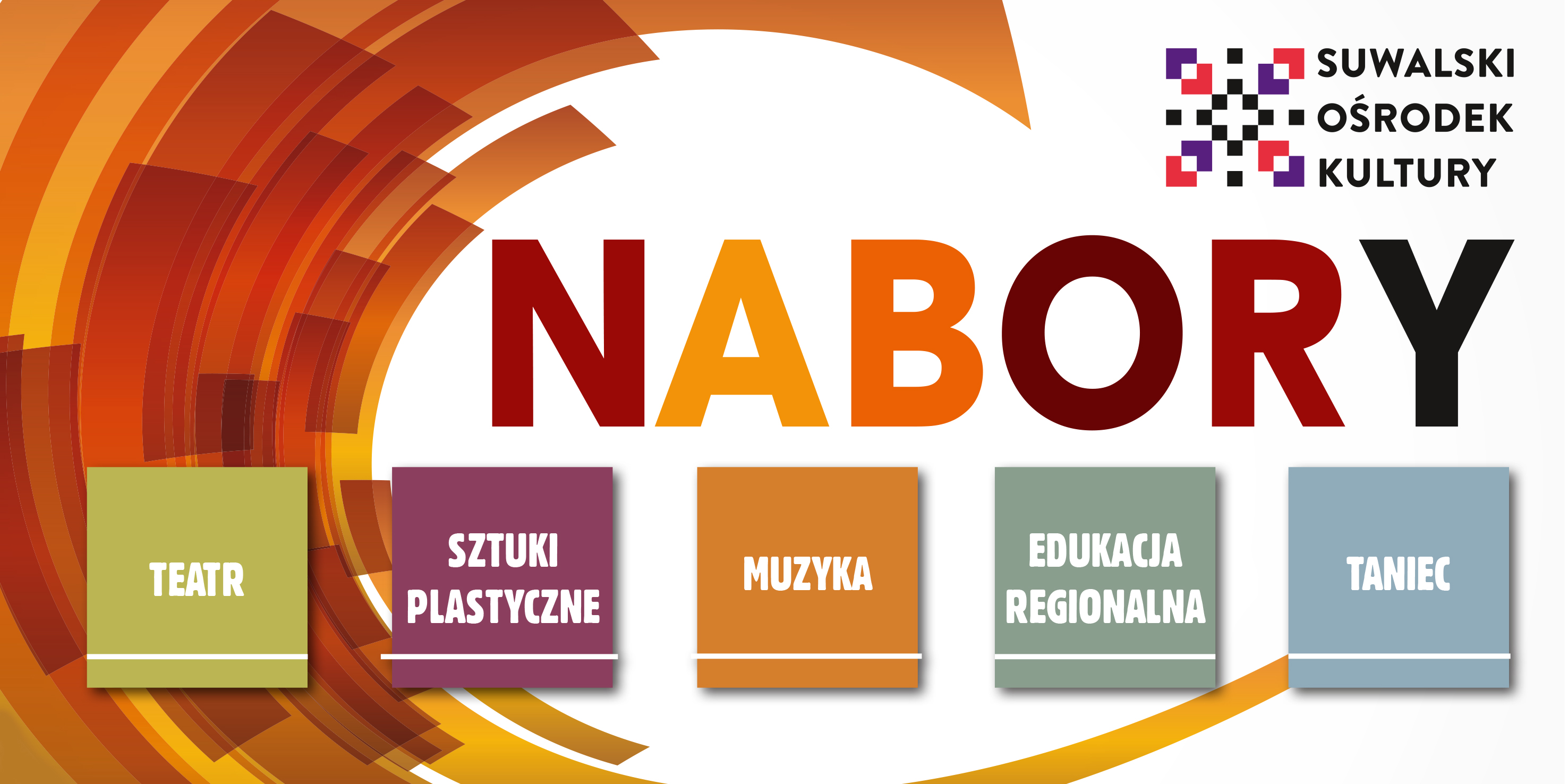 Nabory na rok 2022/2023 (1września – 30 czerwca) do pracowni artystycznych SOK