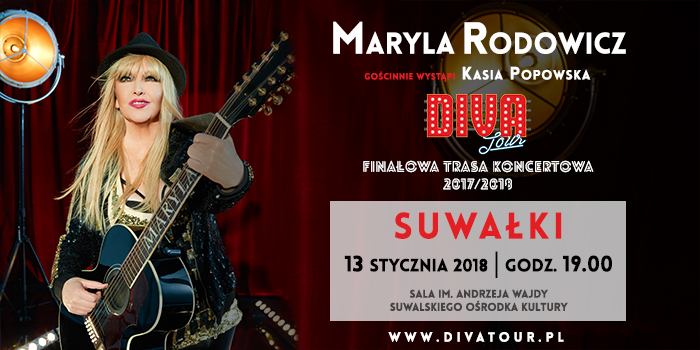 Suwałki na trasie królowej. Maryla Rodowicz w Suwałkach