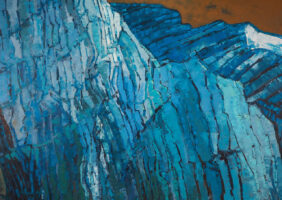 „Obraz BIAŁY. Alpamayo. Cordillera Blanca” – olej na płótnie, 130 cm x 170 cm, 2010 r.
