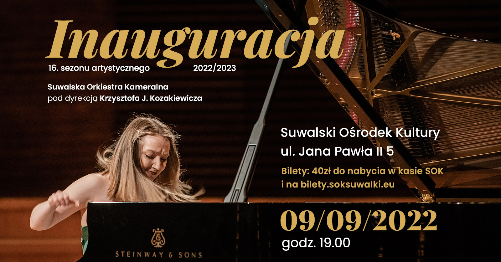 ODWOŁANE | Inauguracja 16. sezonu artystycznego Suwalskiej Orkiestry Kameralnej